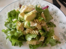 Naked Spring Greens with Avocado